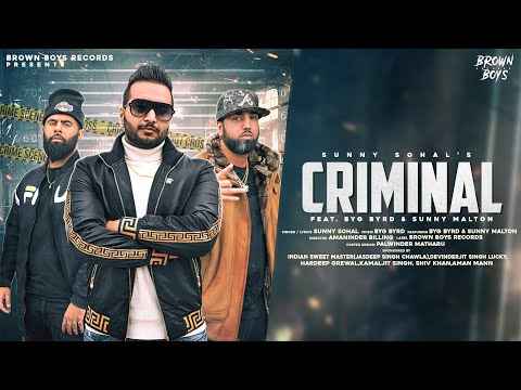 Criminal Punjabi Lyrics by Sunny Sohal